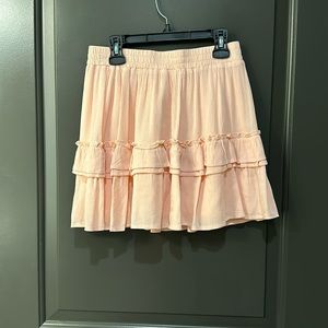 Womens pink mini skirt